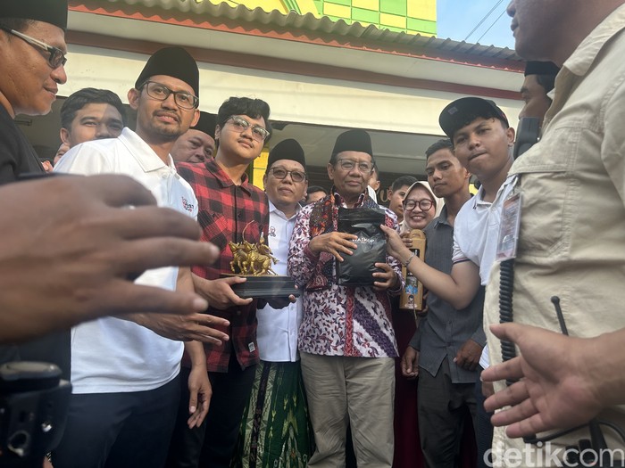 Mahfud Md di Madura, 11 Januari 2024. (Kadek Melda/detikcom)