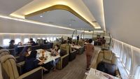 Potret Boeing 747-400 Disulap Jadi Tempat Makan Steak Di Bekasi