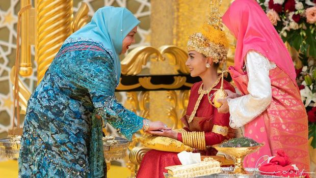 Pangeran Mateen dan Anisha Isa-Kalebic (Tangkapan layar instagram @rudolfportillo)