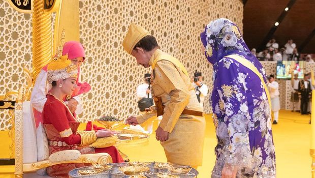 Pernikahan Pangeran Mateen dan Anisha Isa