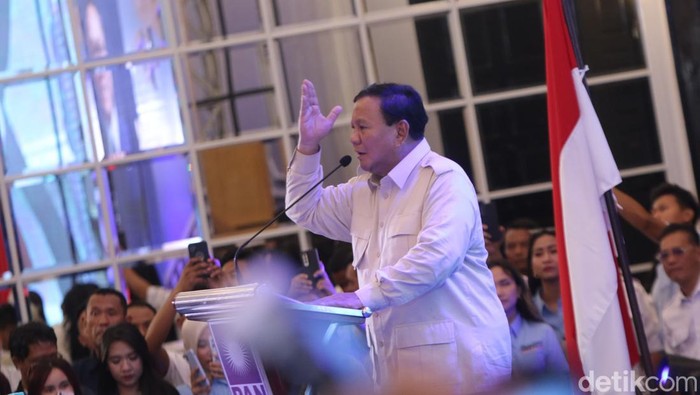 Prabowo Subianto di Graha Wangsa, Bandar Lampung.