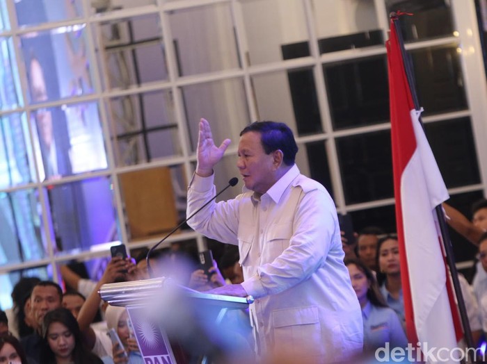 Prabowo Subianto di Graha Wangsa, Bandar Lampung.