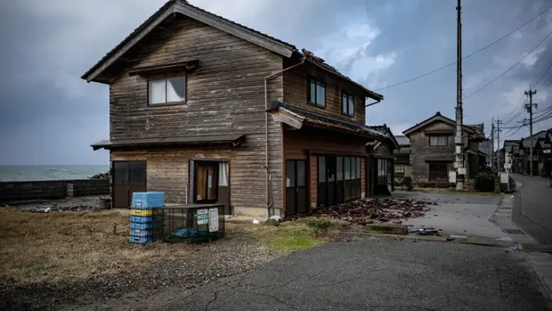 Rumah 85 tahun di masih berdiri kokoh usai gempa Jepang/Philip Fong via AFP