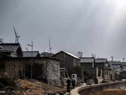 Rumah 85 tahun di masih berdiri kokoh usai gempa Jepang/Philip Fong via AFP