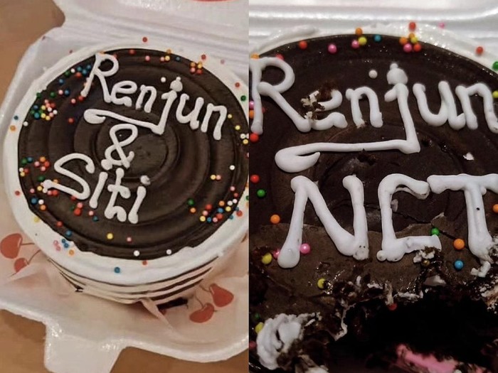 Viral saat memesan kue, malah salah tulisan bikin ngakak