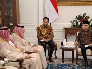 Maruf Temui Wamenlu Saudi, Bahas soal Palestina-Ekonomi Syariah