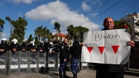 Blinken tiba di Ramallah, Palestina, pada Rabu sebagai bagian dari serangkaian kunjungannya di kawasan tersebut, yang dimulai dari Turki, untuk melakukan pembicaraan mengenai konflik di Jalur Gaza. 