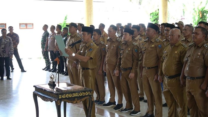 134 Kades di Kabupaten OKI mendeklarasikan netralitas pada Pemilu dan Pilkada 2024.