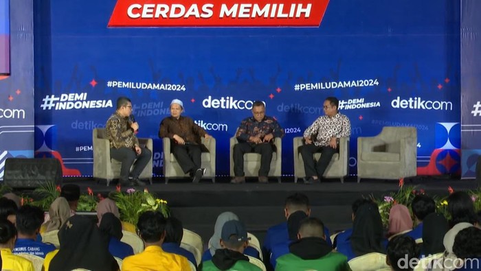 Acara Demi Indonesia Cerdas Memilih di Batam. (Alamudin Hamapu/detikSumut)