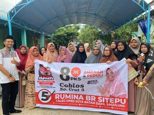 Rumina Br. Sitepu, Caleg PKS Pilihan Tepat Warga Sagulung di Pemilu 2024