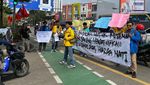 Aksi Gabungan Mahasiswa Ajak Masyarakat Ciptakan Pemilu Damai