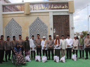 Resmikan Masjid di Kalteng, As SDM Kapolri Ingat Pesan Mendiang Orang Tua