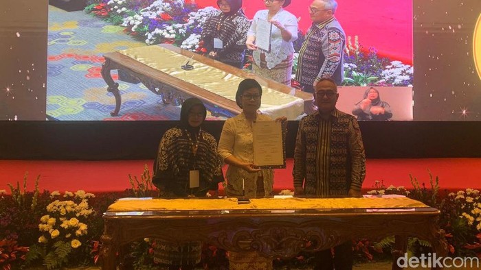 Badan Perhimpunan Hakim Perempuan Indonesia (BPHPI) resmi dideklarasikan usai terbentuk pada 27 September 2023 (Mulia/detikcom)