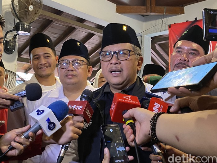 Hasto Kristiyanto, Sekjen PDIP. (Devi Puspitasari/detikcom)