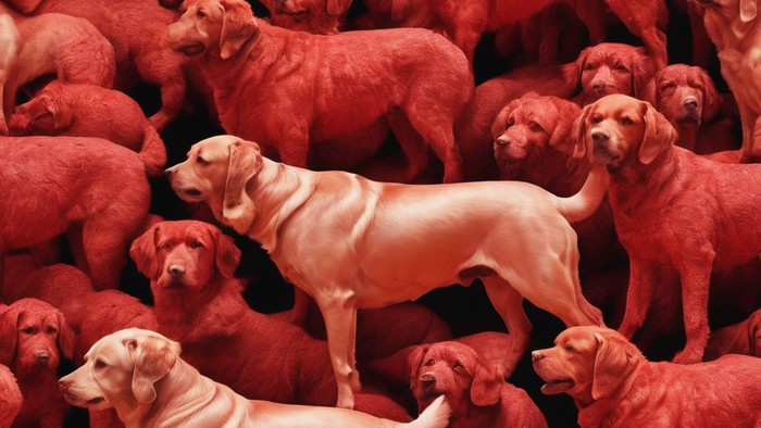 Ilustrasi daging anjing