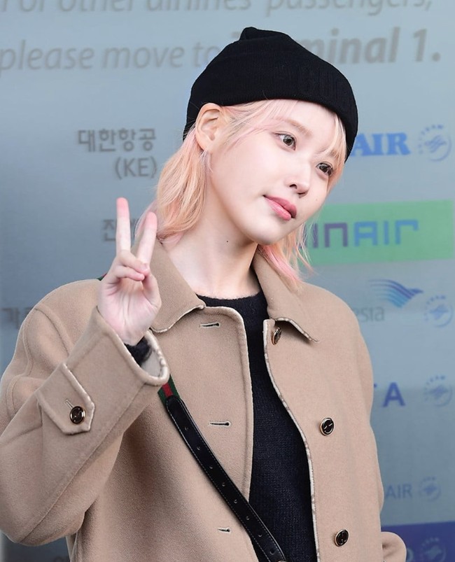 Transformasi IU sontak menjadi perbincangan hangat di forum komunitas Korea. Selama bertahun-tahun, bintang drama Korea Hotel del Luna itu konsisten memiliki warna rambut hitam atau coklat tua. Foto: Instagram