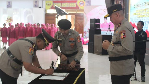 Upacara sertijab ini dilaksanakan di gedung Anton Sujarwo, Setukpa Lemdiklat Polri, Sukabumi (dok Istimewa)