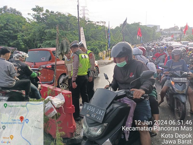 Kemacetan di GDC Depok, Jawa Barat. (Dok Istimewa)
