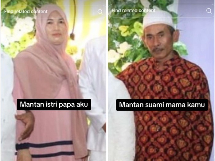 Foto pernikahan pasangan viral di TikTok, Masfufah dengan Putu Seli Wiranata