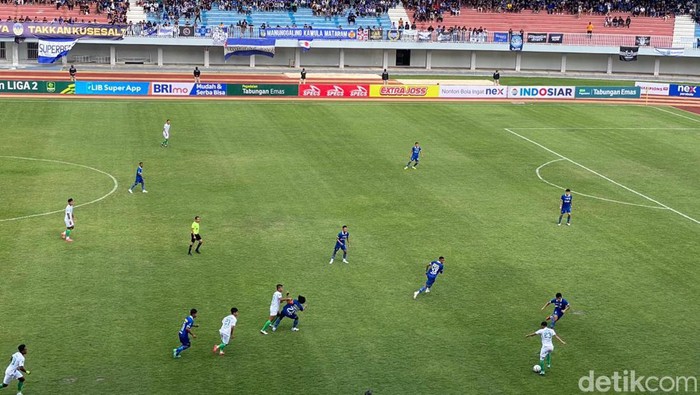 Laga antara PSIM Jogja vs PSMS Medan di babak 12 besar digelar di Stadion Mandala Krida, Jogja pada Jumat (12/1/2024) sore.