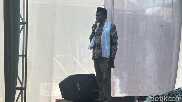 Mahfud Md di Pasuruan (Kadek Melda/detikcom)