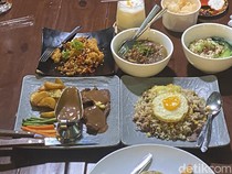 Sensasi Santap Nasgor Kecombrang di Resto Sukabumi yang Bernuansa Eropa