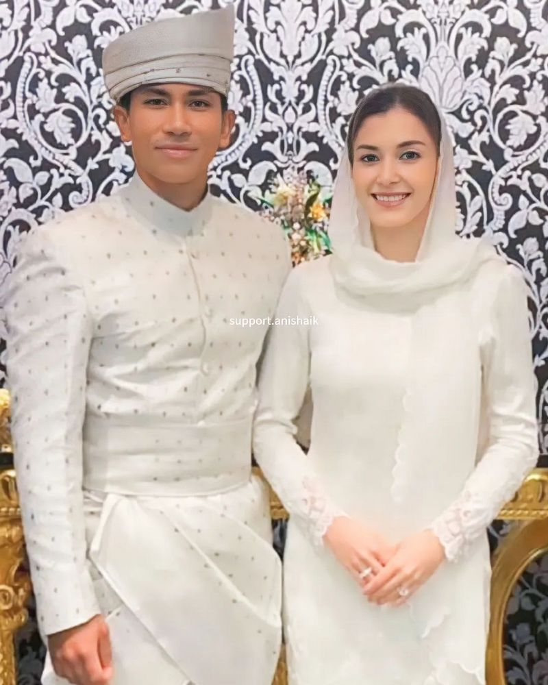 Pangeran Abdul Mateen dan Anisha Rosnah menikah.
