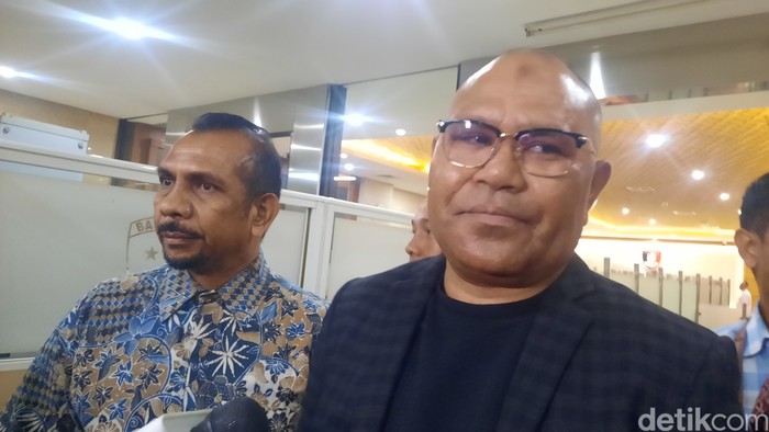 Pengacara SYL, Djamaludin Koedoeboen. (Annisa Aulia Rahim/detikcom)