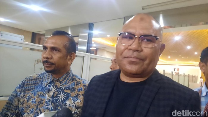 Pengacara SYL, Djamaludin Koedoeboen. (Annisa Aulia Rahim/detikcom)
