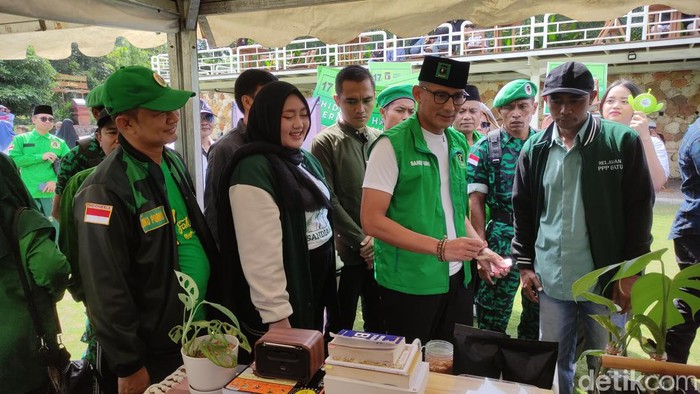 Sandiaga Uno sebut elektabilitas PPP tembus 4 persen