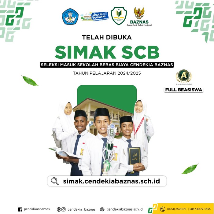 SIMAK Sekolah Cendekia Baznas 2024