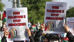 Aksi 100 Hari Genosida Israel ke Palestina di Nol KM Yogyakarta