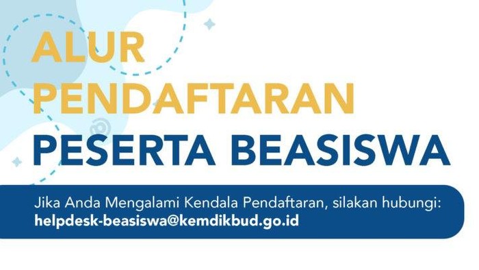 Alur pendaftaran peserta Beasiswa Indonesia Maju