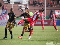 Babak Pertama Liga 2: Deltras Vs Malut United Imbang 1-1