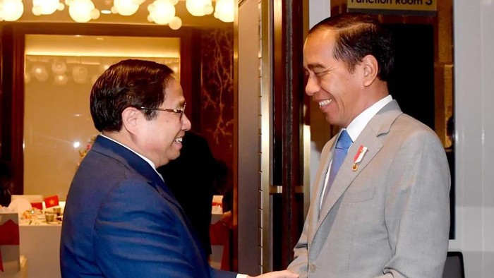 Jokowi hadiri jamuan santap pagi bareng PM Vietnam di Hanoi (dok.Rusman - Biro Pers Sekretariat Presiden)