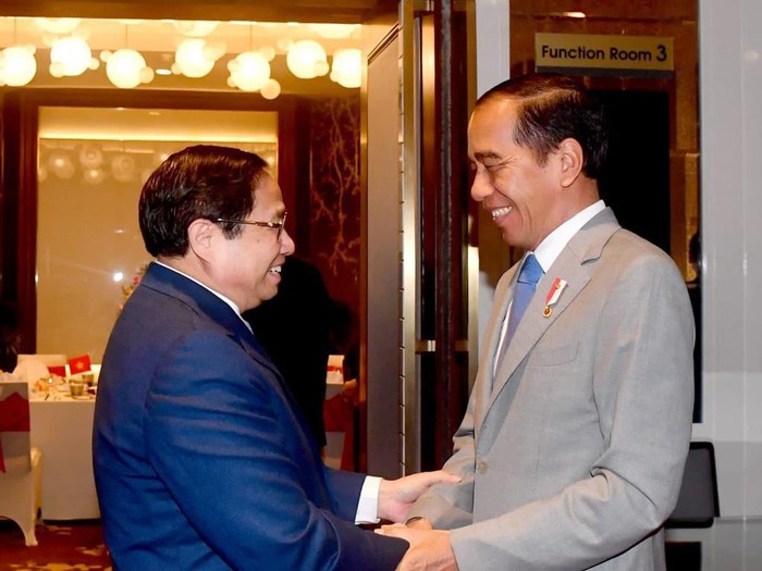 Jokowi hadiri jamuan santap pagi bareng PM Vietnam di Hanoi (dok.Rusman - Biro Pers Sekretariat Presiden)