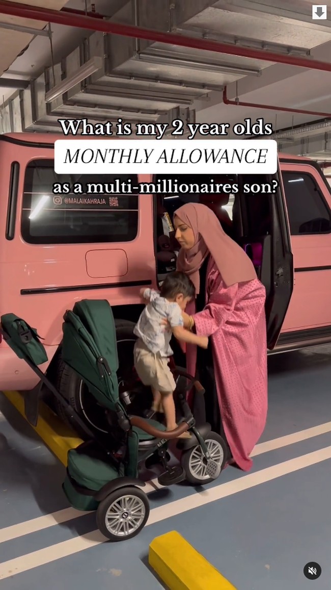 Dalam video lain, Malaikah menunjukkan kehidupan yang sedikit lebih sibuk ketika mengurus anak. Di keterangan postingan, ia menulis Kehidupan ibu rumah tangga melelahkan. Foto: Instagram