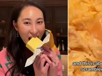 Ngeri! Wanita Ini Lahap Mentega dan 22 Butir Telur Tiap Hari