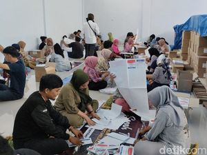KPU Parepare Temukan 10.456 Surat Suara Rusak, Ada Bercak Tinta
