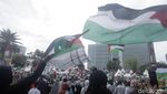 Protes Global di Jakarta, Massa Sebut Pemimpin Israel sebagai Penjahat Perang