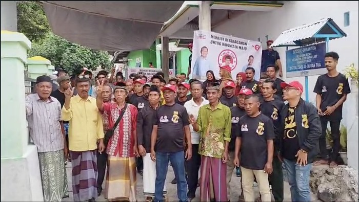 Dukungan kali ini datang dari Relawan T4G Kabupaten Alor, Nusa Tenggara Timur (NTT).