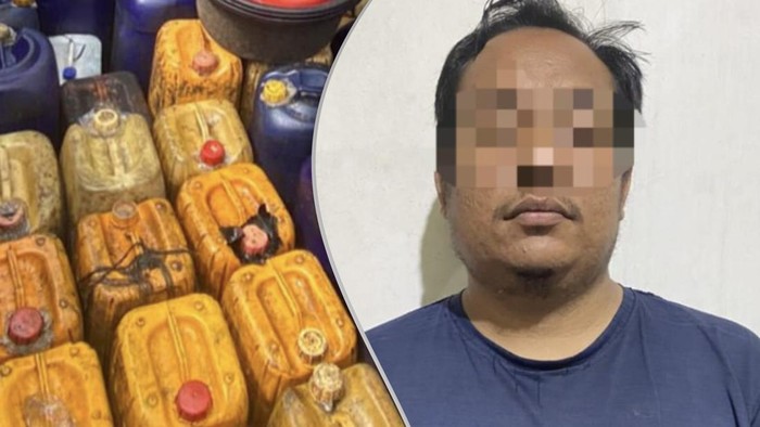 Riduan ditangkap polisi karena timbun BBM bersubsidi.