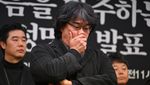 Wajah Sedih Bong Joon Ho Desak Investigasi Kematian Lee Sun Kyun