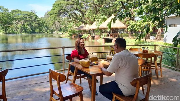 Suasana di Solo Safari, Solo, Sabtu (13/1/2024).