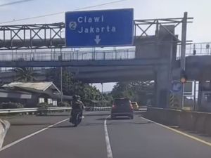 Pemotor Masuk Tol Jagorawi Hendak ke Puncak, Tersasar karena Ikuti Peta