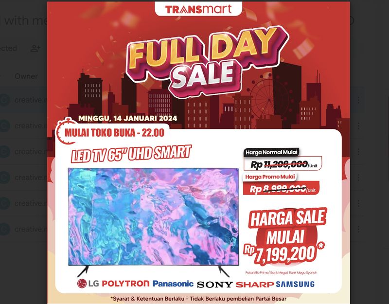 Transmart Full Day Sale