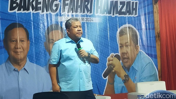 Wakil Ketua Umum Partai Gelora, Fahri Hamzah di Bandar Lampung.
