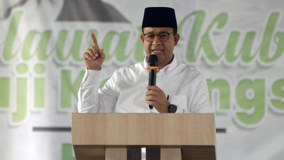 Anies Hadiri Haul Akbar KH Abdul Chalim dan KH Maksum di Lampung