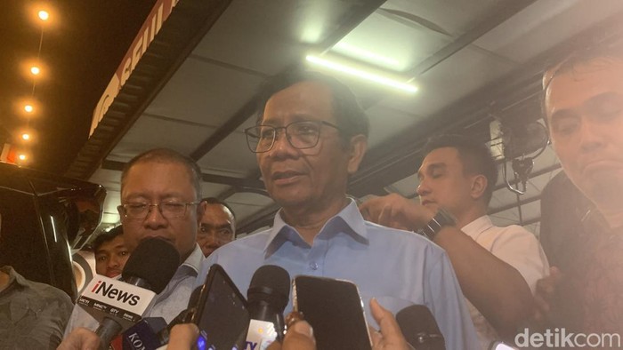 Cawapres nomor urut 03, Mahfud Md. (Raja Malo Sinaga/detikSumut).