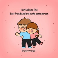 Seorang ilustator dengan akun Instagram Gugguandguggi yang memiliki 477 followers,  membuat komik yang begitu romantis. Berikut daftar komiknya.